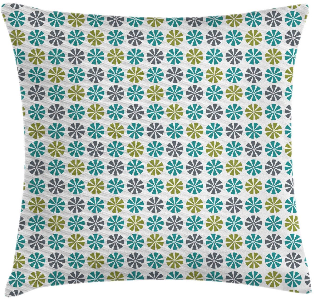 ABAKUHAUS Abstracte Kussenhoes – Decoratief – 45x45 cm – Dubbelzijdig bedrukt, rits Mehrfarbig