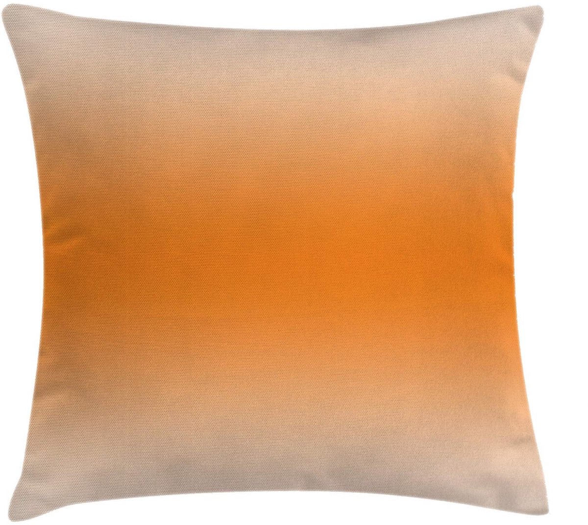 ABAKUHAUS Ombre-kussenhoes – 45×45 cm – oranje, dubbelzijdig bedrukt