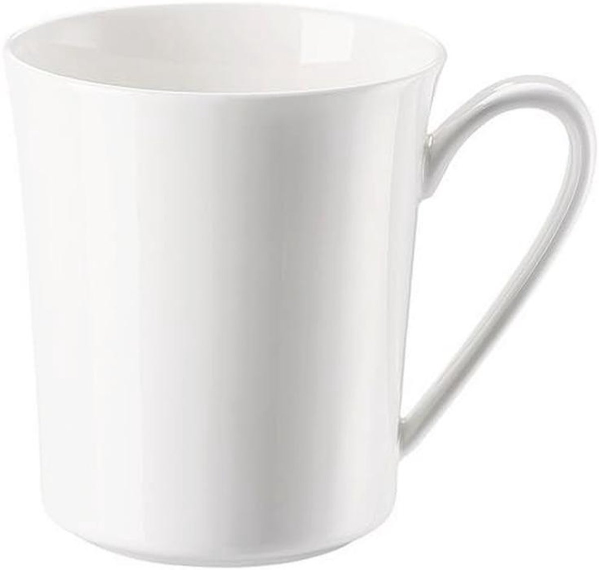 Witte Koffiemok met Handvat - 0,40 L Bone China