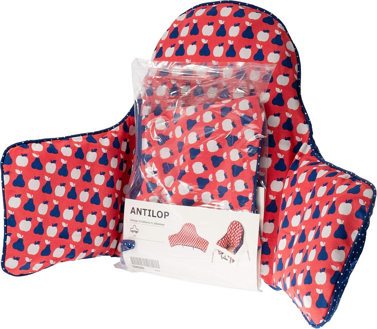 Opblaasbaar steunkussen met 2 Hoezen voor Kinderstoel - Rood/Blauw