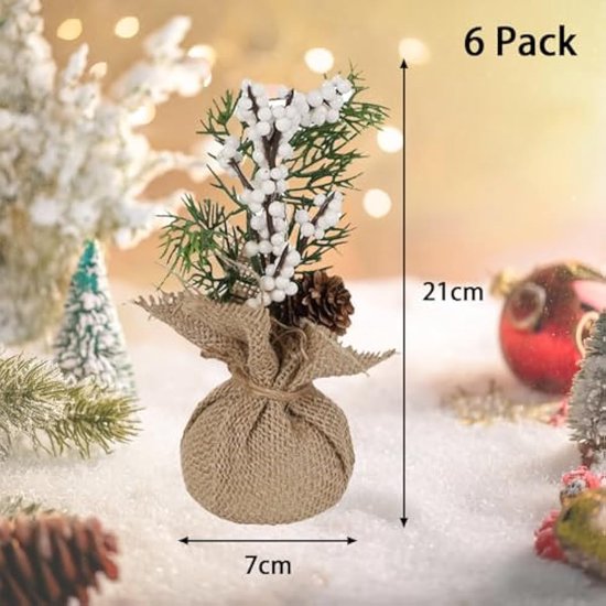 eminza Sapin artificiel de table (H75 cm) Royal Vert enneigé Meilleures ventes M