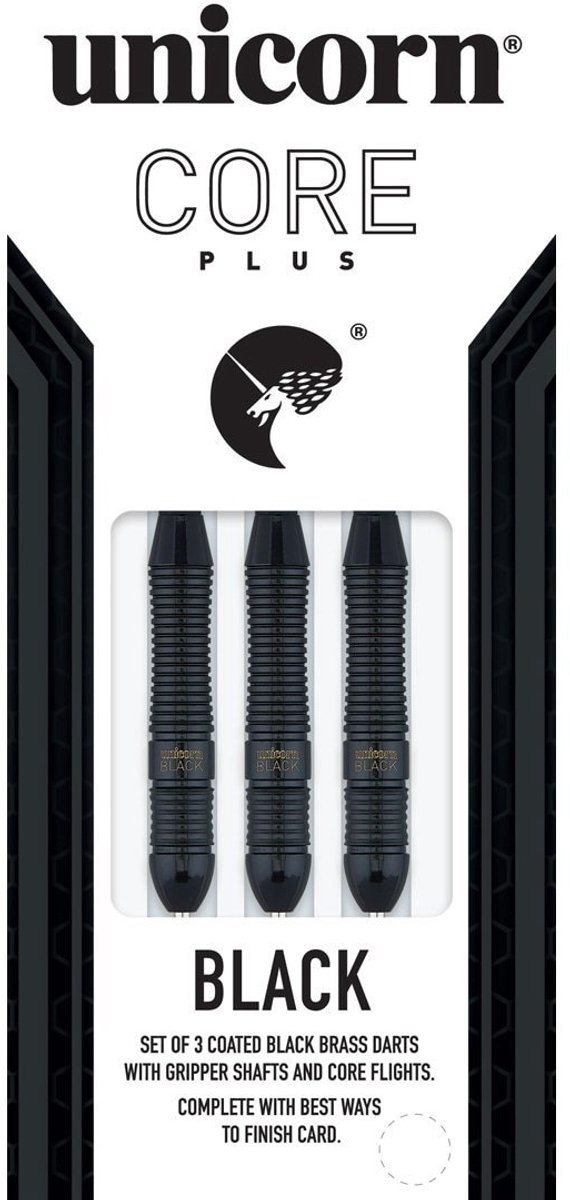 Unicorn Core Plus Black Brass - Dartpijlen van Unicorn — afbeelding 3