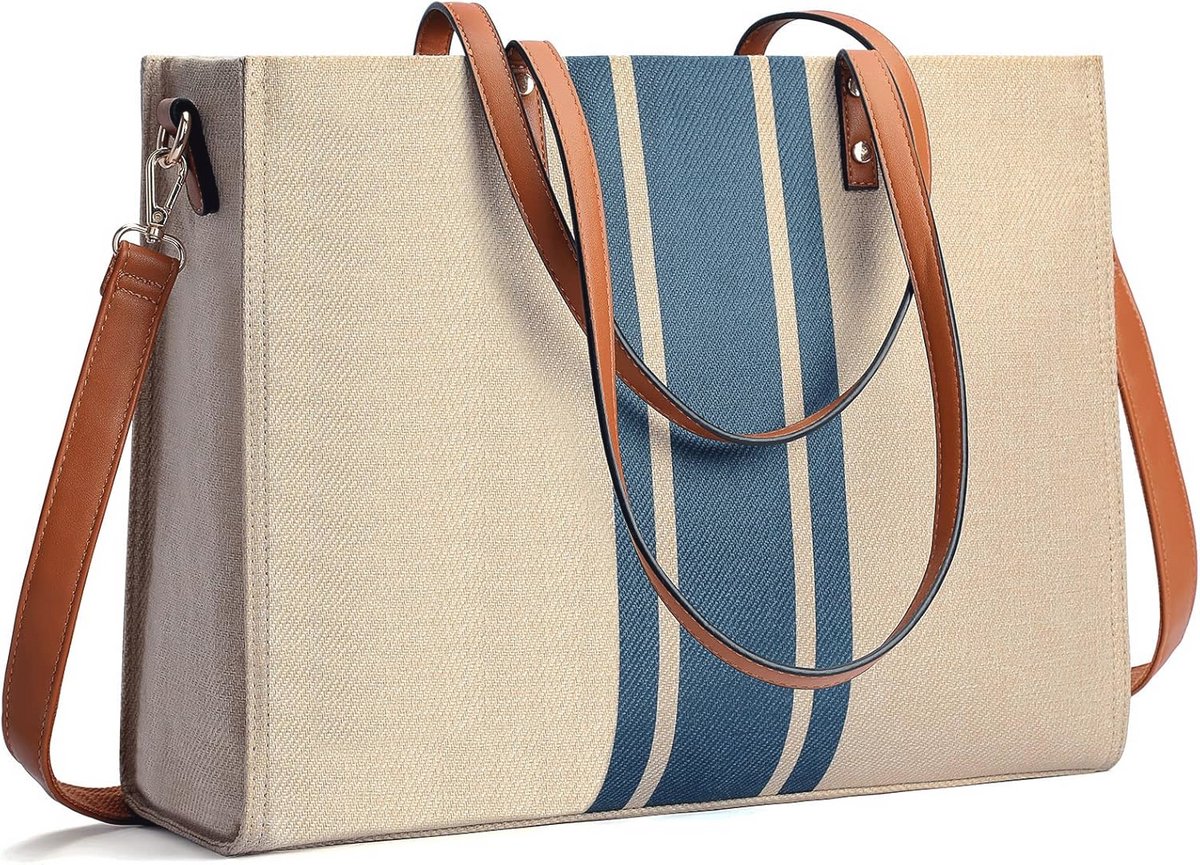 Draagtas voor 15,6 inch Laptop voor Vrouwen - Ideale Schoudertas voor Werk en Computer