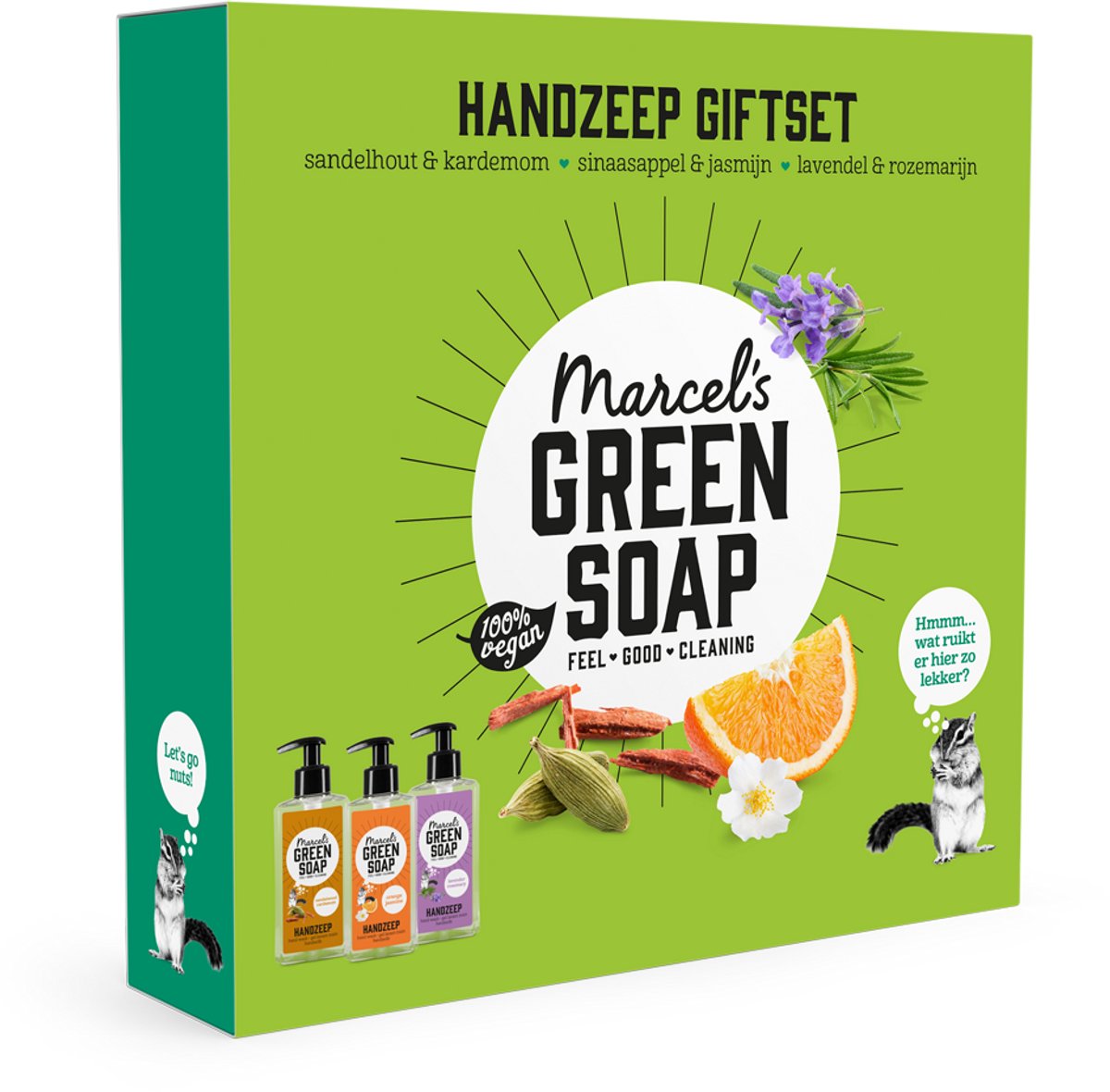 Marcel's Green Soap Geschenkset - Handzeep - 3 stuks