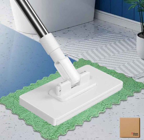 Stof Mop Met 4 Herbruikbare Doeken | Flash Speed Cleaning Kit