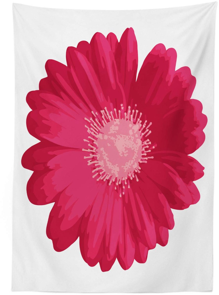 ABAKUHAUS Rozen Tafelkleed – Tafellaken 140x170 cm – Gebloemd satijn