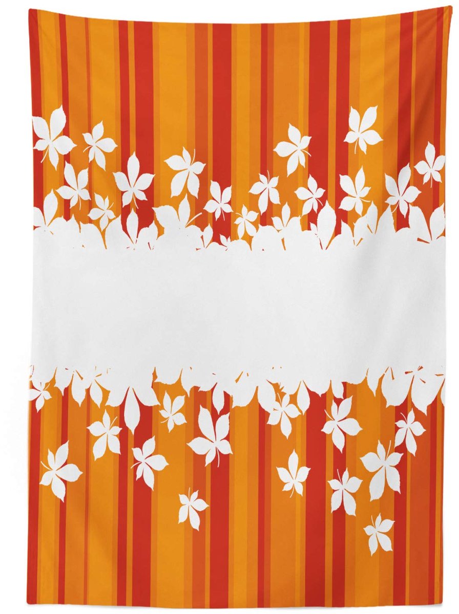 ABAKUHAUS Tafelkleed 140x200 cm – Satijn, Strepen, Binnen/Buiten