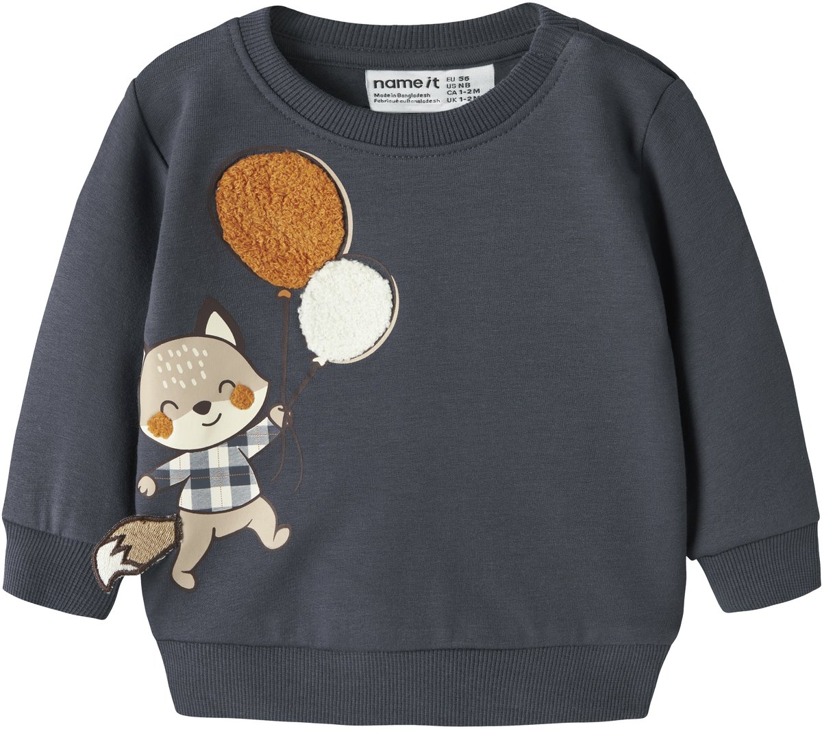 NAME IT - NBMNEIL LS SWEAT BRU Jongens Trui