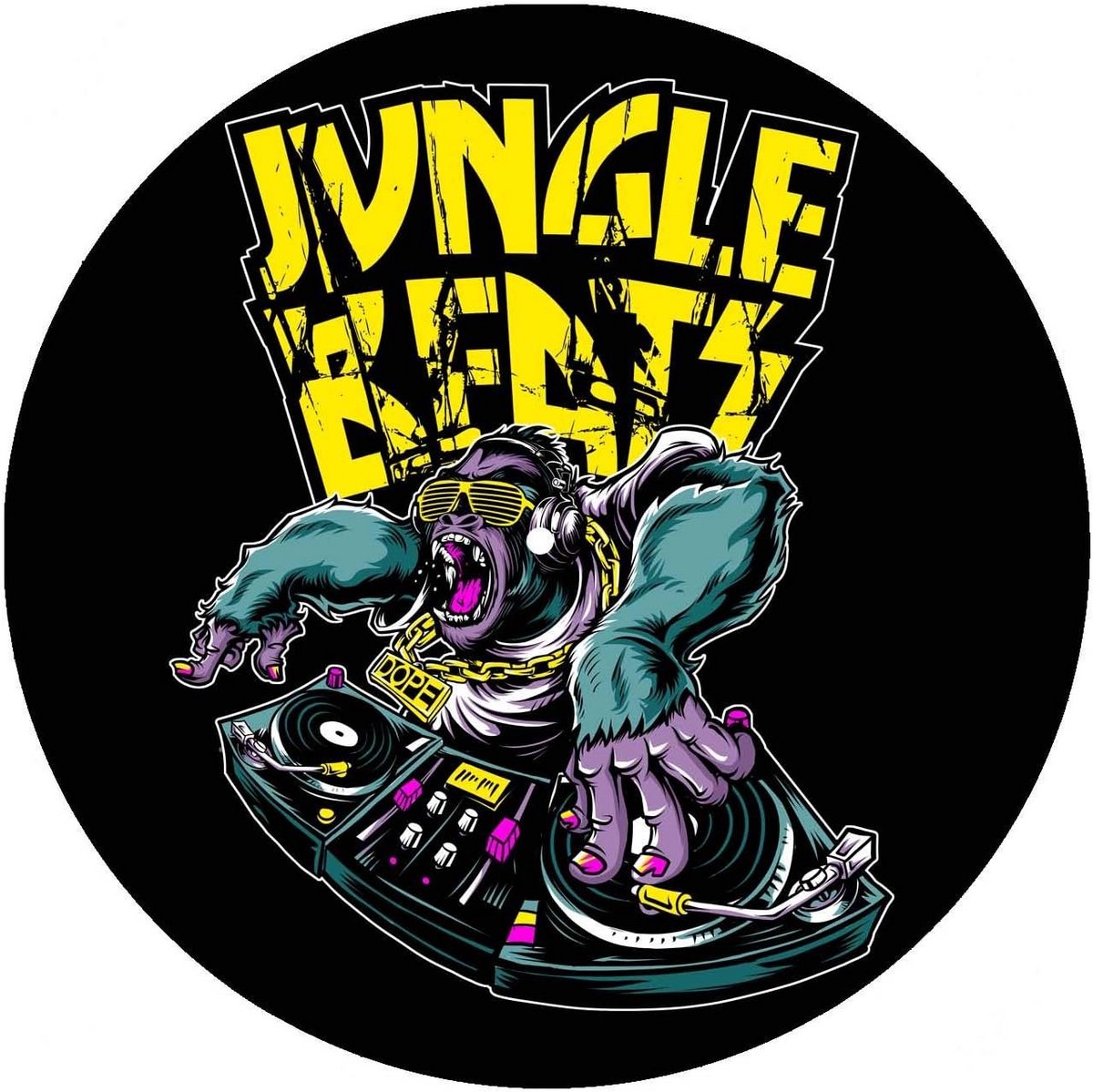 DJ Slipmat voor Vinyl Draaitafels - Geschikt voor 12 inch