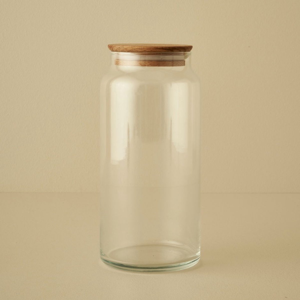 Joye Houten Pot met Deksel (1400 cc) - 4 stuks - Premium Kwaliteit