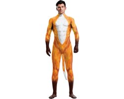 Heren Halloween Bodysuit Dierenprint Spierpak Volledig Jumpsuit Cosplay Kostuum