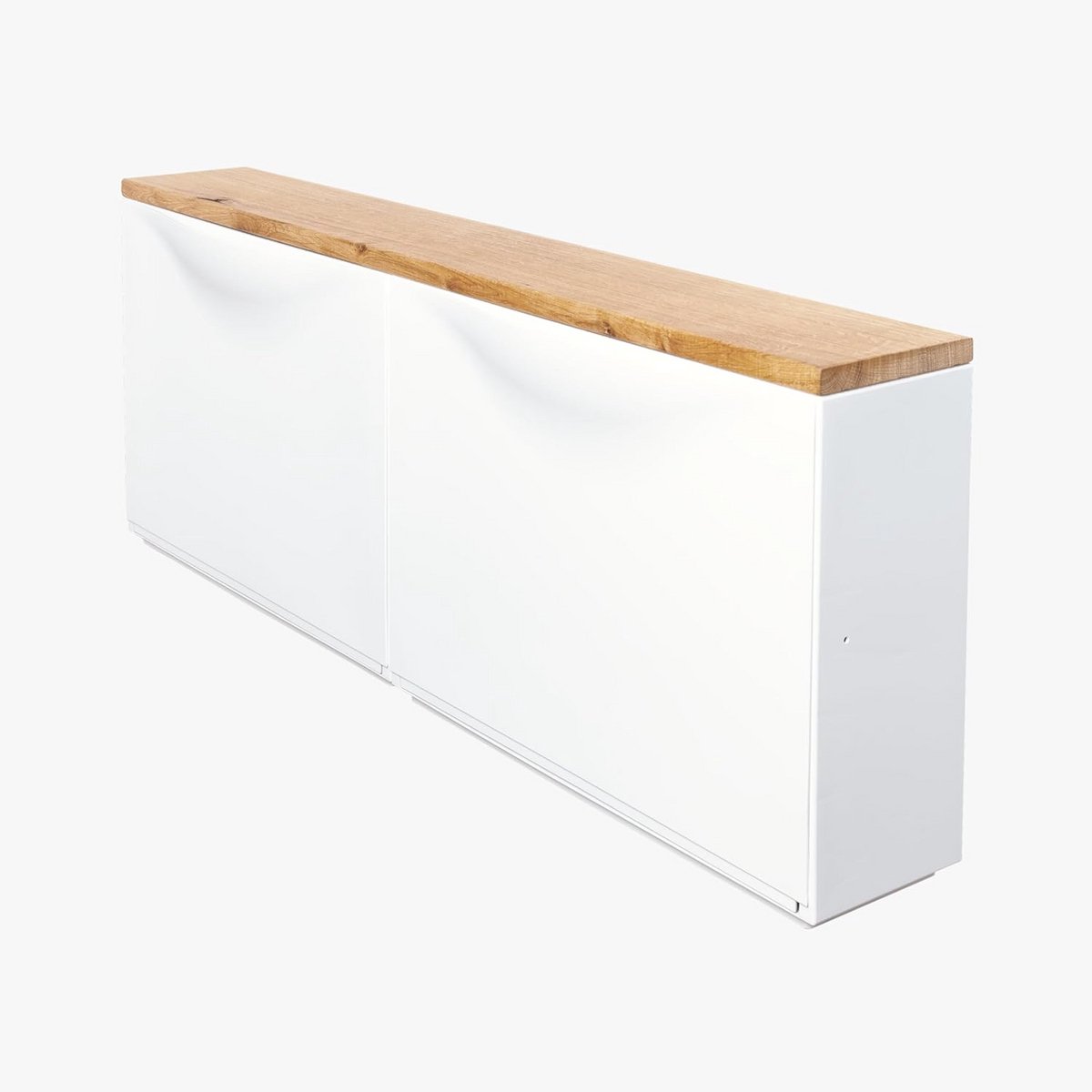 Massief Eikenhouten Plaat 154x16x2 cm - Glad Geslepen Houten Paneel met Antislip