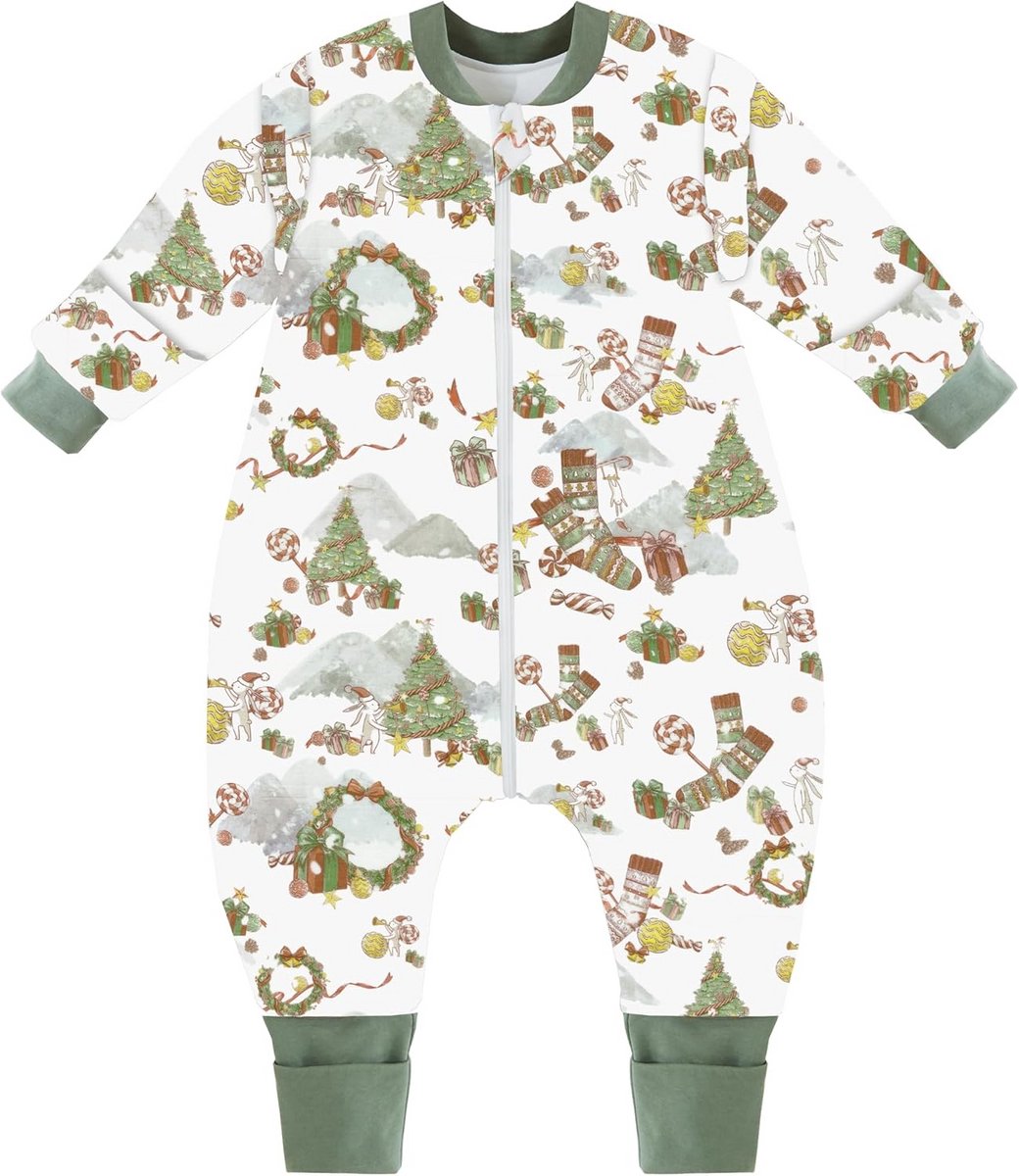 Babyslaapzak met Voeten - Warm & Ademend - Afneembare Mouwen - Geschikt voor het Hele Jaar