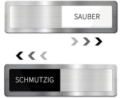 Magnet voor Vaatwasser - Schoon/Dirt Plaat - Roestbescherming voor Vaatwassers - Magneten voor Koelkast en Herinneringsbord