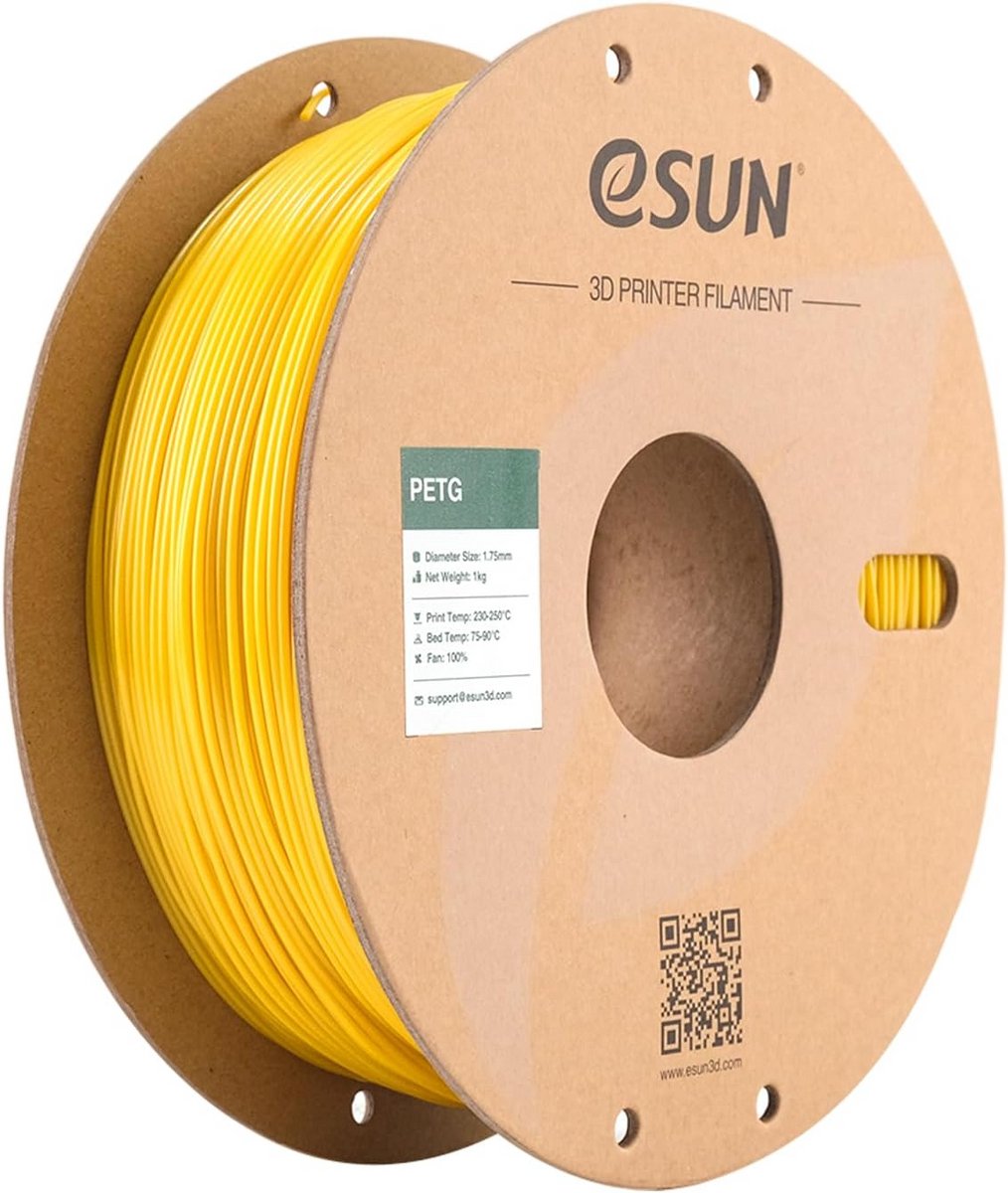 PETG Filament 1.75mm in Solid Goud - 1KG Spoel met Hoge Nauwkeurigheid voor 3D Printers