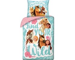 Omslag van Spirit Dekbedovertrek Find Your Wild - 140 x 200 cm - Katoen - 70 x 90 cm