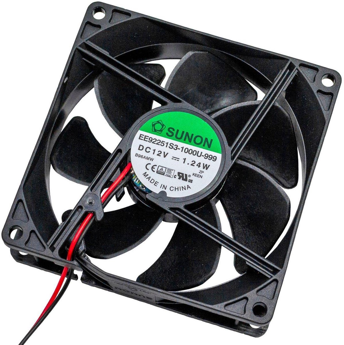 Axiale Ventilator 12V DC 92x92x25mm 2400 RPM - Krachtige Koeling