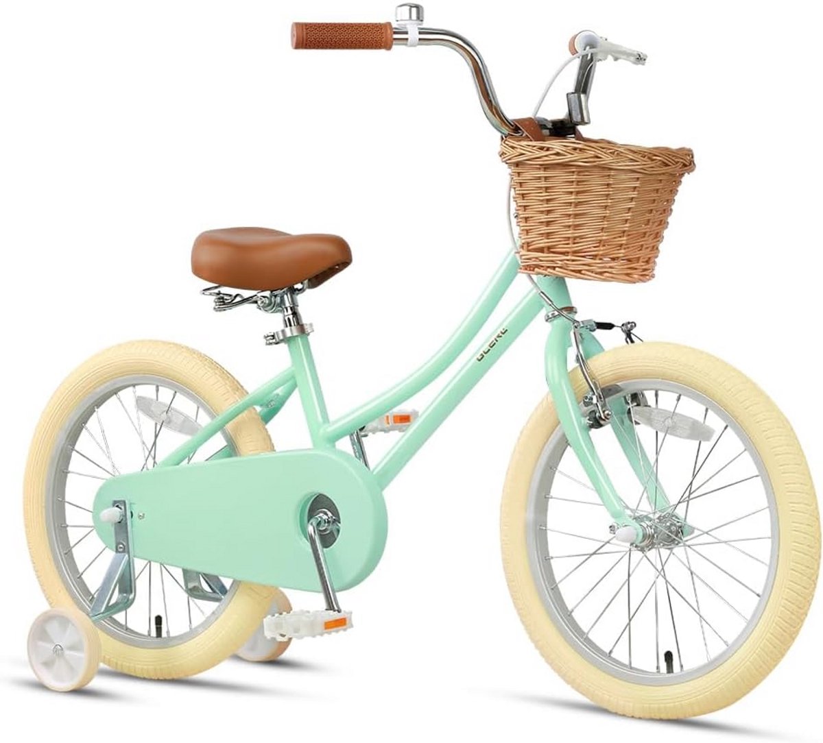 Kindfiets voor Meisjes met Mand en Zijwieltjes - Diverse Maten 12 t/m 20 Inch