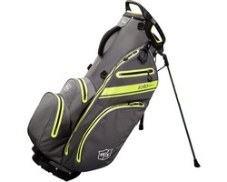 Waterdichte Golftas - Stand Bag - Sport Organisatie - Geïntegreerde Standaard - 93 x 26 x 33 cm - Antraciet/Citroen