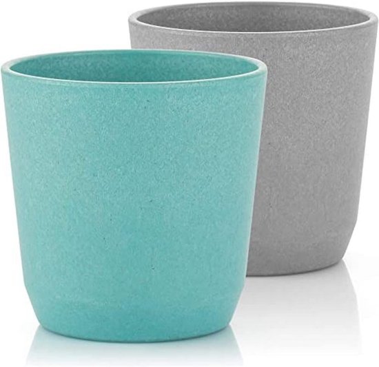 Robin Goods® 3x RVS drinkbekers in wit, roze, paars - hoogwaardige bekers - campingbekers - onbreekbaar en BPA-vrij (03 stuks - wit/roze/paars