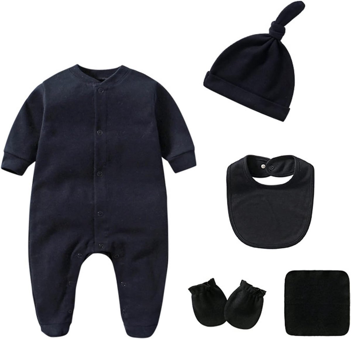 Universele Baby Geschenkset Katoen Voor Jongens en Meisjes - Essentiële Newborn Benodigdheden 0-12 Maanden