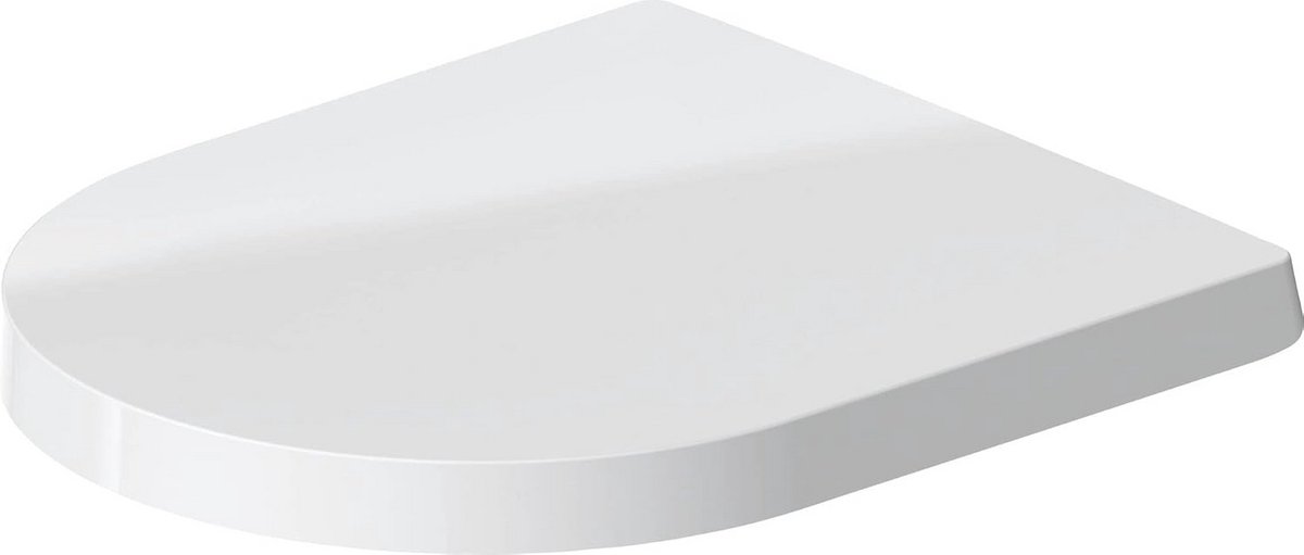 Verkorte WC-bril Compact met Softclose en RVS Scharnieren, Duurzaam Ureum Kunststof Wit