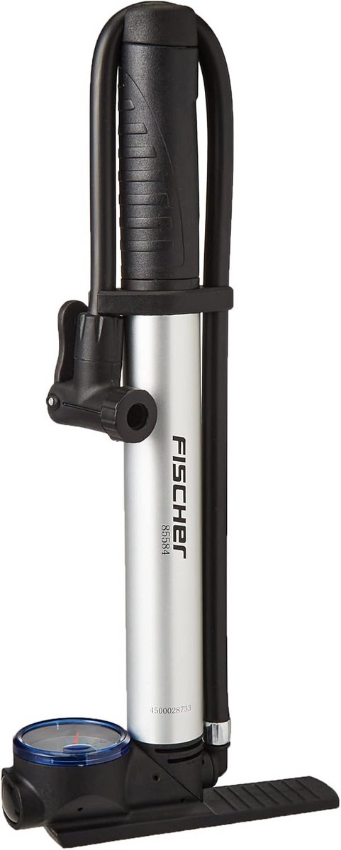 2-in-1 Mini Fiets Pomp: Universeel met Manometer, Draagbaar en Staand — afbeelding 4