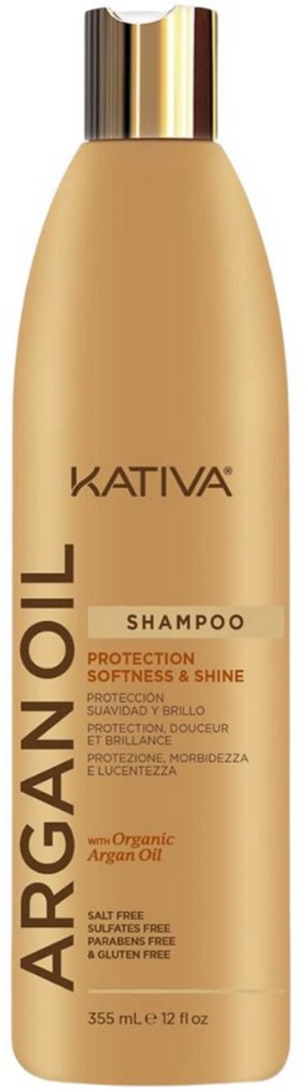 KATIVA - Argan-olijfshampoo, 355 ml