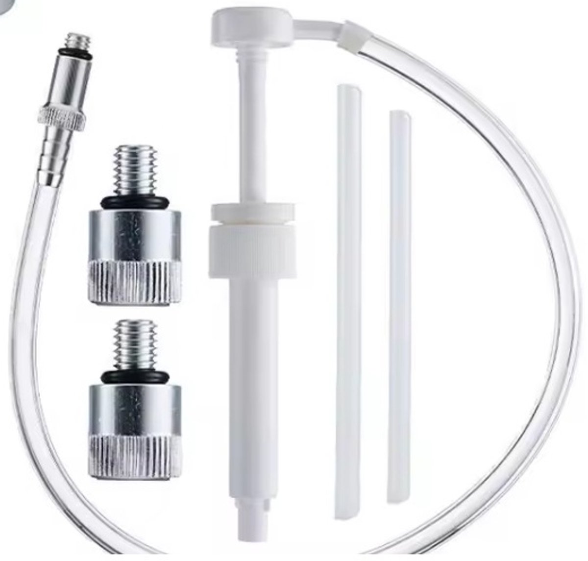 Staartolie Pomp Premium inc. 3 staartstuk adapters
