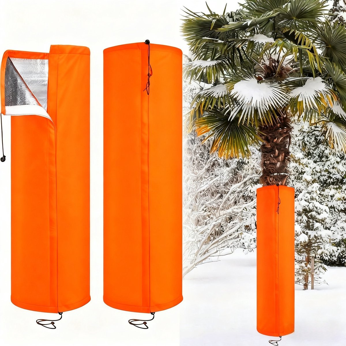 Boombescherming - isolerende winterbeschermhoes - met trekkoord isolatie boombescherming - voor palm, trottoir, oprit, terras - 1stuks
