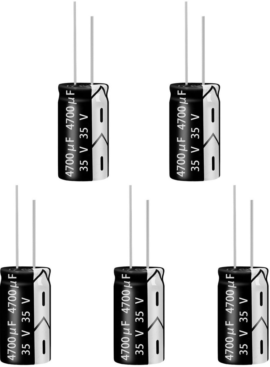 5 stuks 4700uF 35V Elektrolytische Condensatoren 16x30mm Plug-in Aluminium Componenten