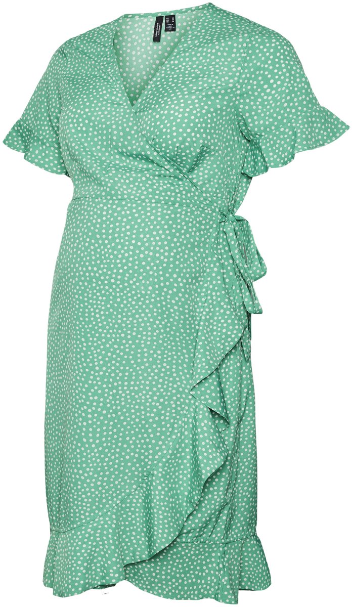 VERO MODA MATERNITY - VMMHENNA 2/4 WRAP FRILL DRESS WVN - Dames - Mini jurken