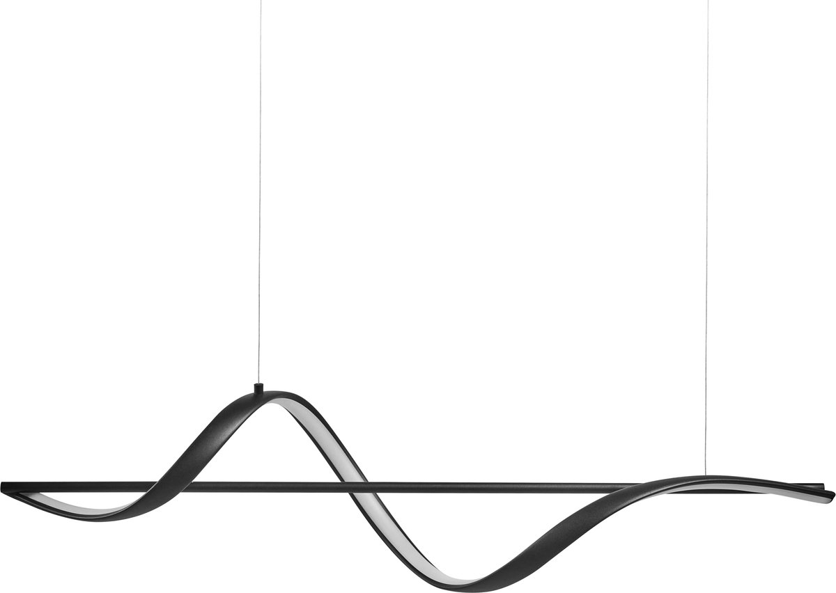 KHUTTI - Hanglamp LED - Zwart - Metaal