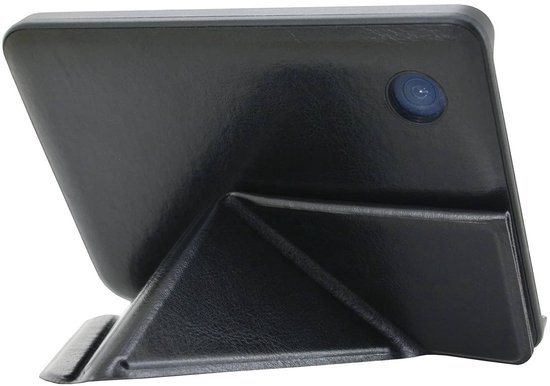 Origami Sleepcover - Hoesje Geschikt voor Kobo Clara BW - Book Case Hoes Cover - Zwart - ereader hoesje - cover van Origami Sleepcover — afbeelding 3