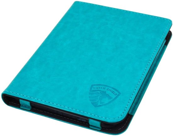 Hoesje Geschikt voor Kobo Clara 2E Luxe Sleepcover - Book Case Hoes Cover - Turquoise - ereader hoesje - cover van Kobo — afbeelding 2