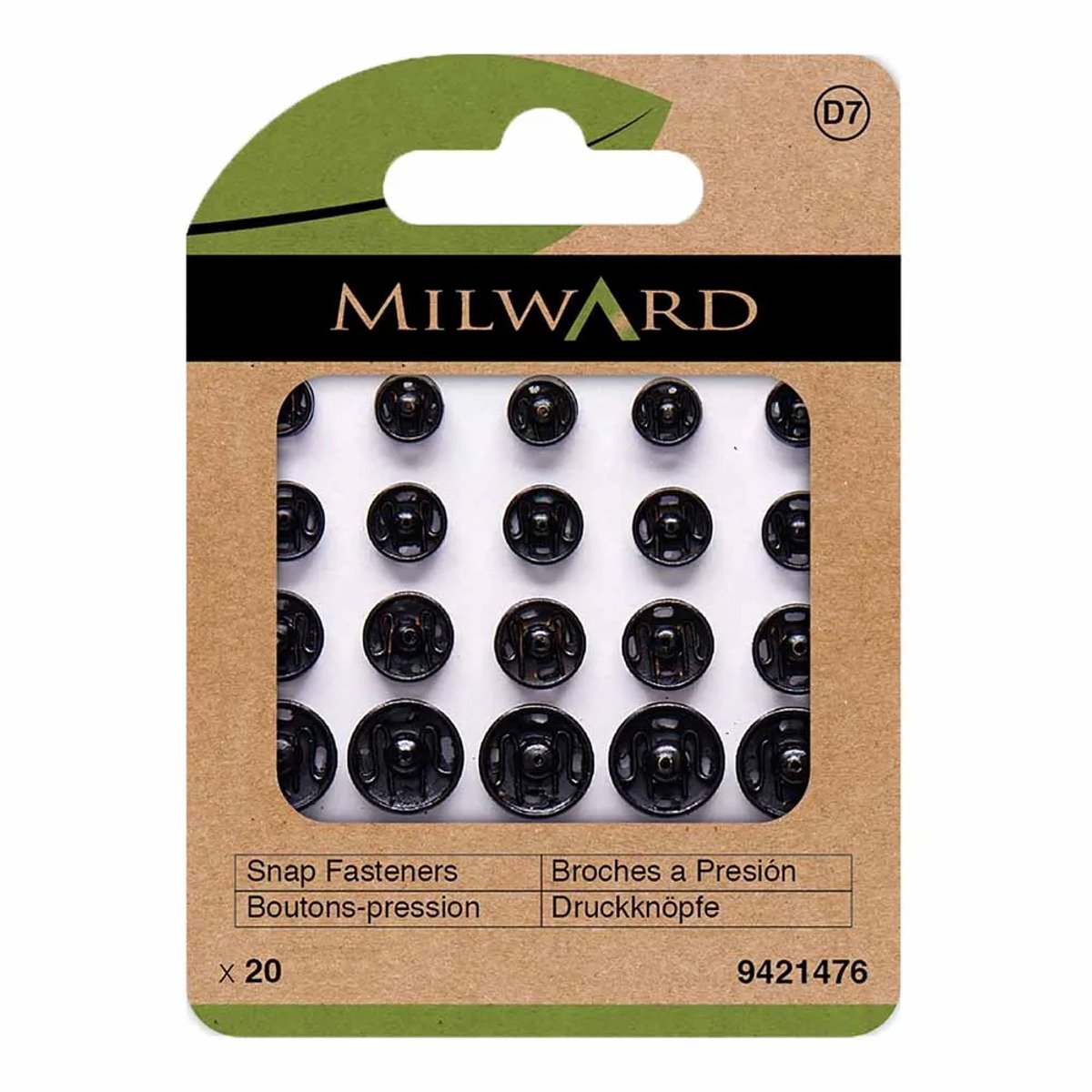 Milward Drukknopen aannaaibaar assortiment