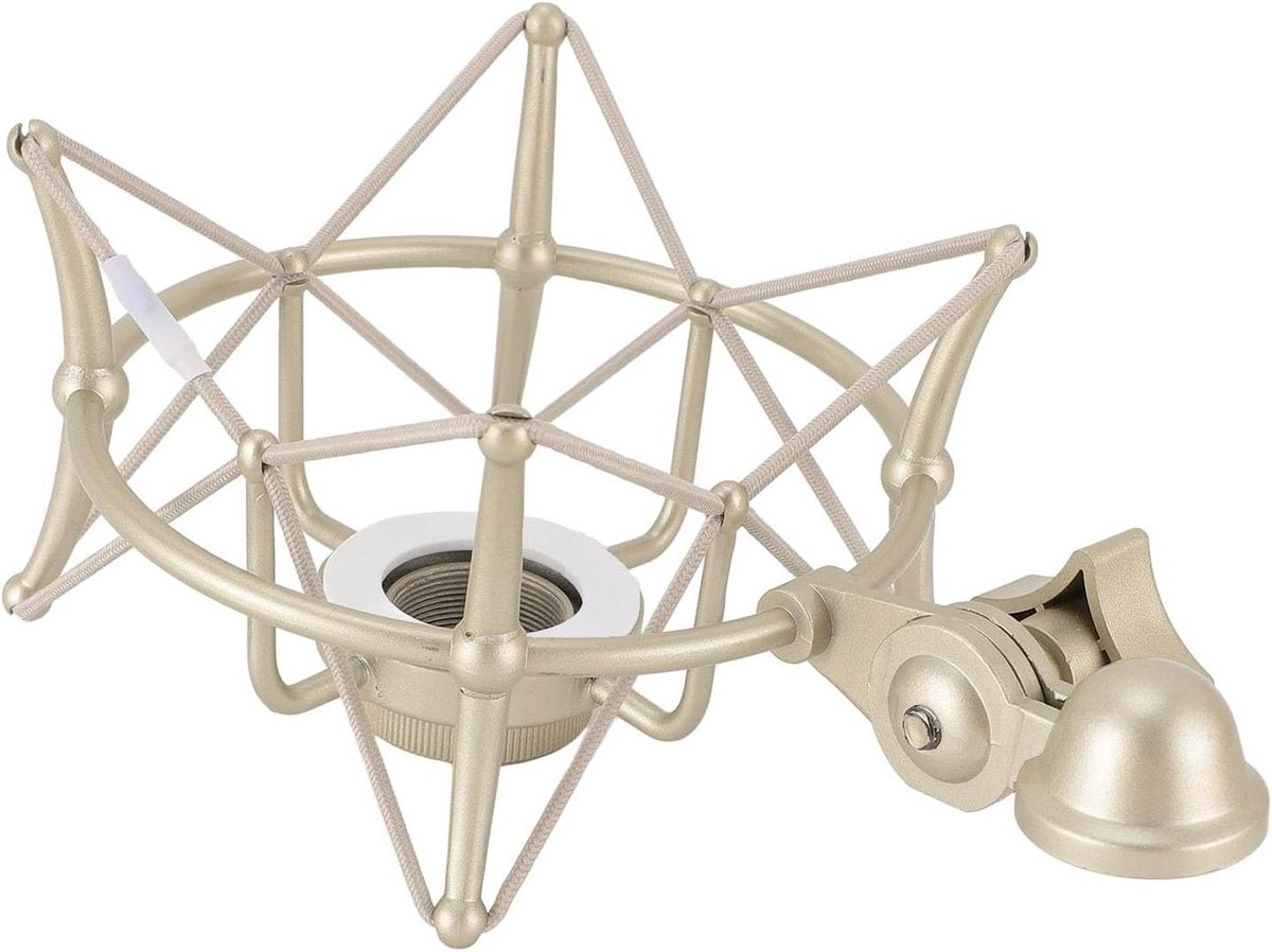 Shock Mount Microfoonhouder - Anti-vibratie voor Studio Microfoons - Zwart