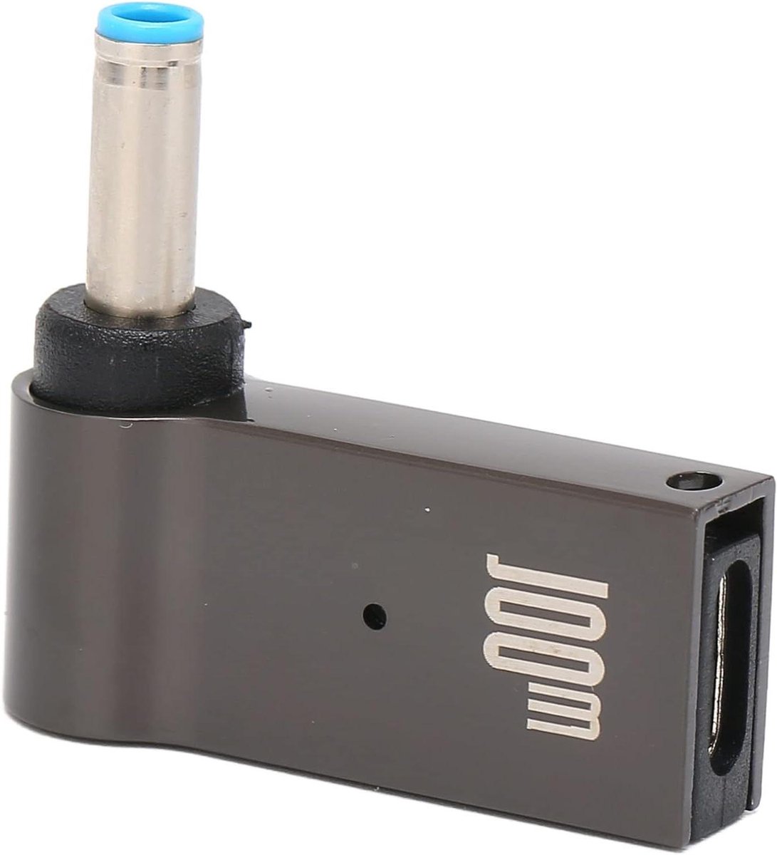 USB C naar DC-adapter 100W met 90 graden hoek - PD-emulatortrigger - voor laptop