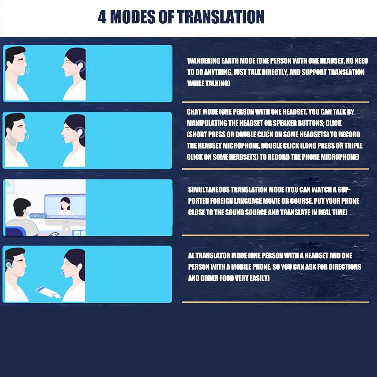 Vertaaloordopjes Realtime Vertaling 84 Talen - afbeelding 3