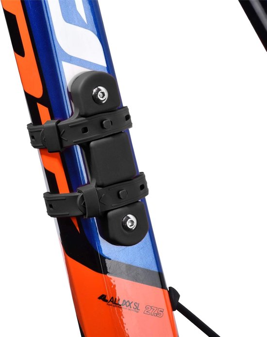 1 stuk fiets bidonhouderbevestiging - Verstelbaar siliconen ontwerp - Mountainbike bidonhouder - Racefiets opbergrek - 21 * 13 * 2 cm - Voor mountainbikes en racefietsen - Zwart van Merkloos — afbeelding 4