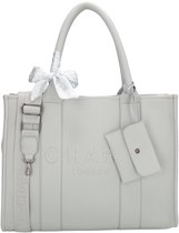 Charm London Bond Handtas - Schoudertas - 42 x 34 x 16 cm - Laptoptas 15,6 inch - Crossbody - Handige Etui - Lichtblauw