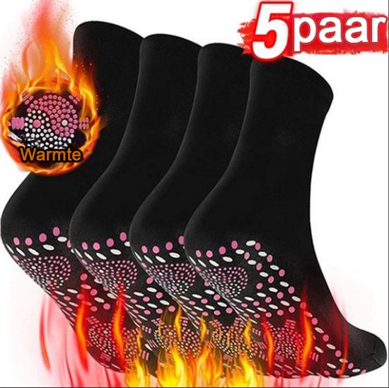 Verwarmbare Sokken Voor Buitensporten En Skiën - 2 Paar Zelfverwarmende Sokken Voetwarmersokken Geschikt Voor Wandelen