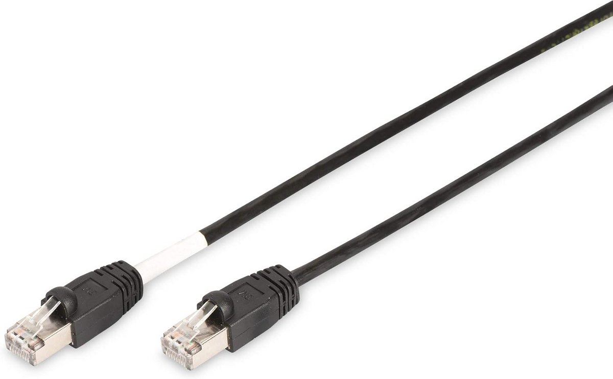 Netwerkkabel Buiten CAT 6 S/FTP Afgeschermd LAN Kabel 2 Meter Grijs PoE+ RJ45