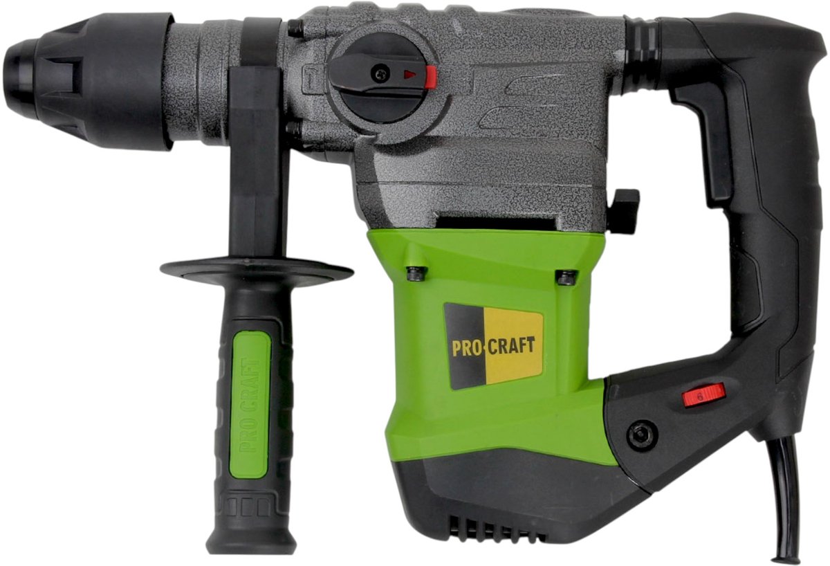 Procraft BH2200 combihamer 1500 watt 6 J SDS plus + koffer