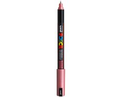 Krijtstift – Fineliner – Universele Marker – M15 Metallic Rood – Uni Posca Marker – PC-1MR – 0,7mm – 1 stuk