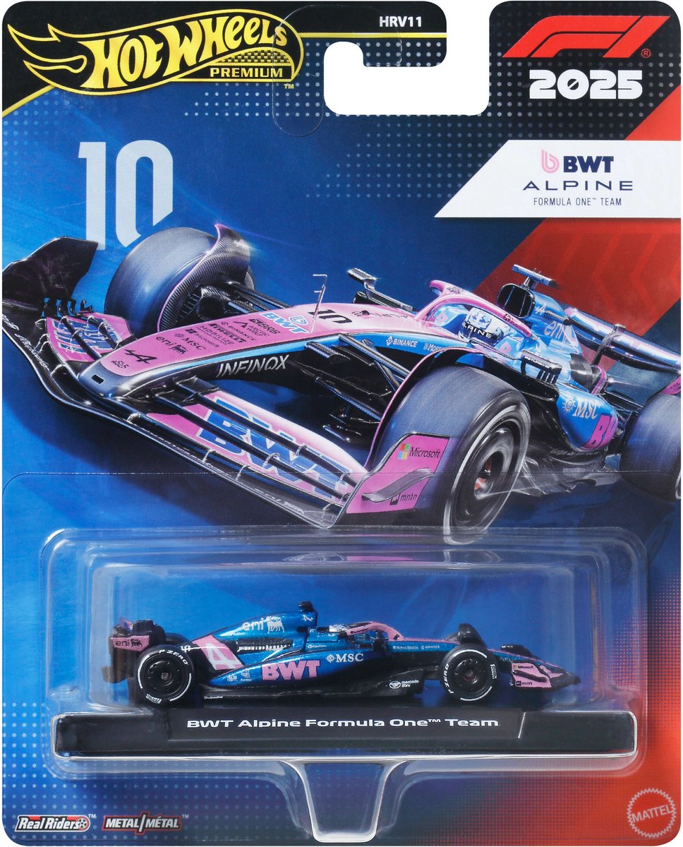 Hot Wheels Premium Formula 1 Alpine Team