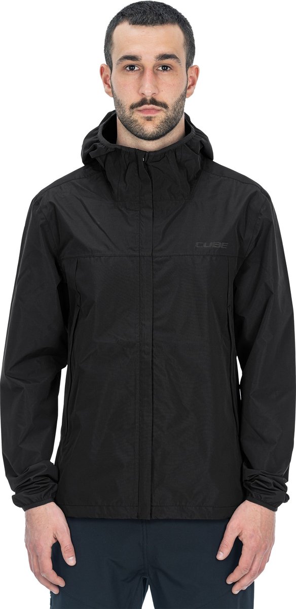 CUBE ATX RAIN JACKET CMPT BLACK L