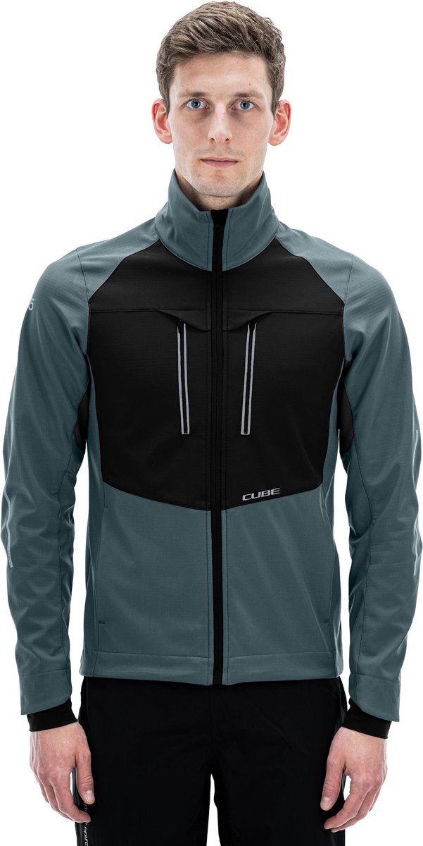 CUBE BLACKLINE SOFTSHELL JACKET 365 BLK/GREY M