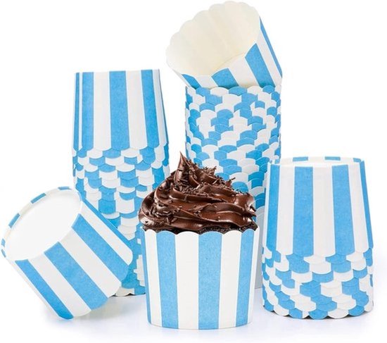Dr. Oetker Papieren Bakvormpjes – 50 Stuks, Hittebestendig, Gecertificeerd Papier, Geschikt Voor Muffins, Cupcakes En Meer