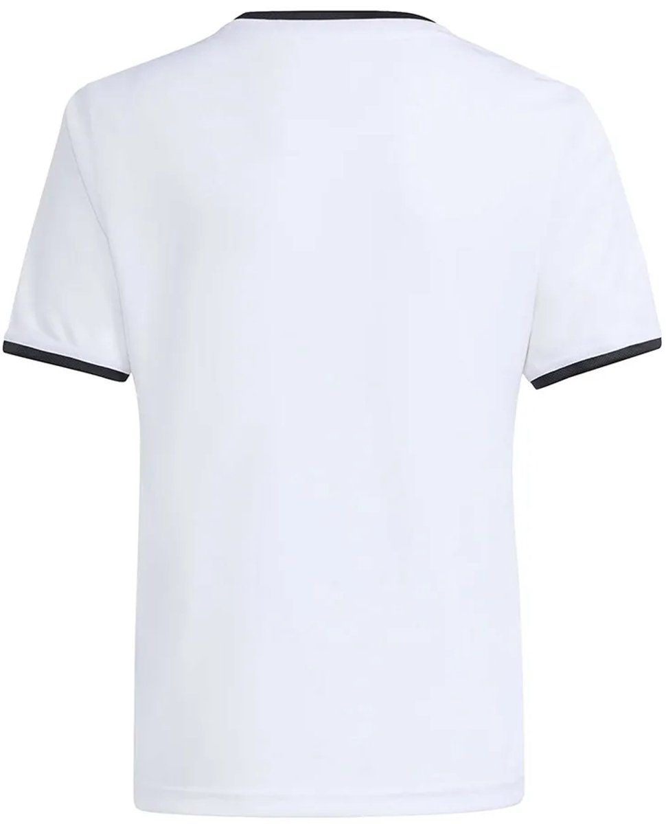 Adidas Entrada 26 T-shirt Met Korte Mouwen Wit 9-10 Years Jongens,Meisjes